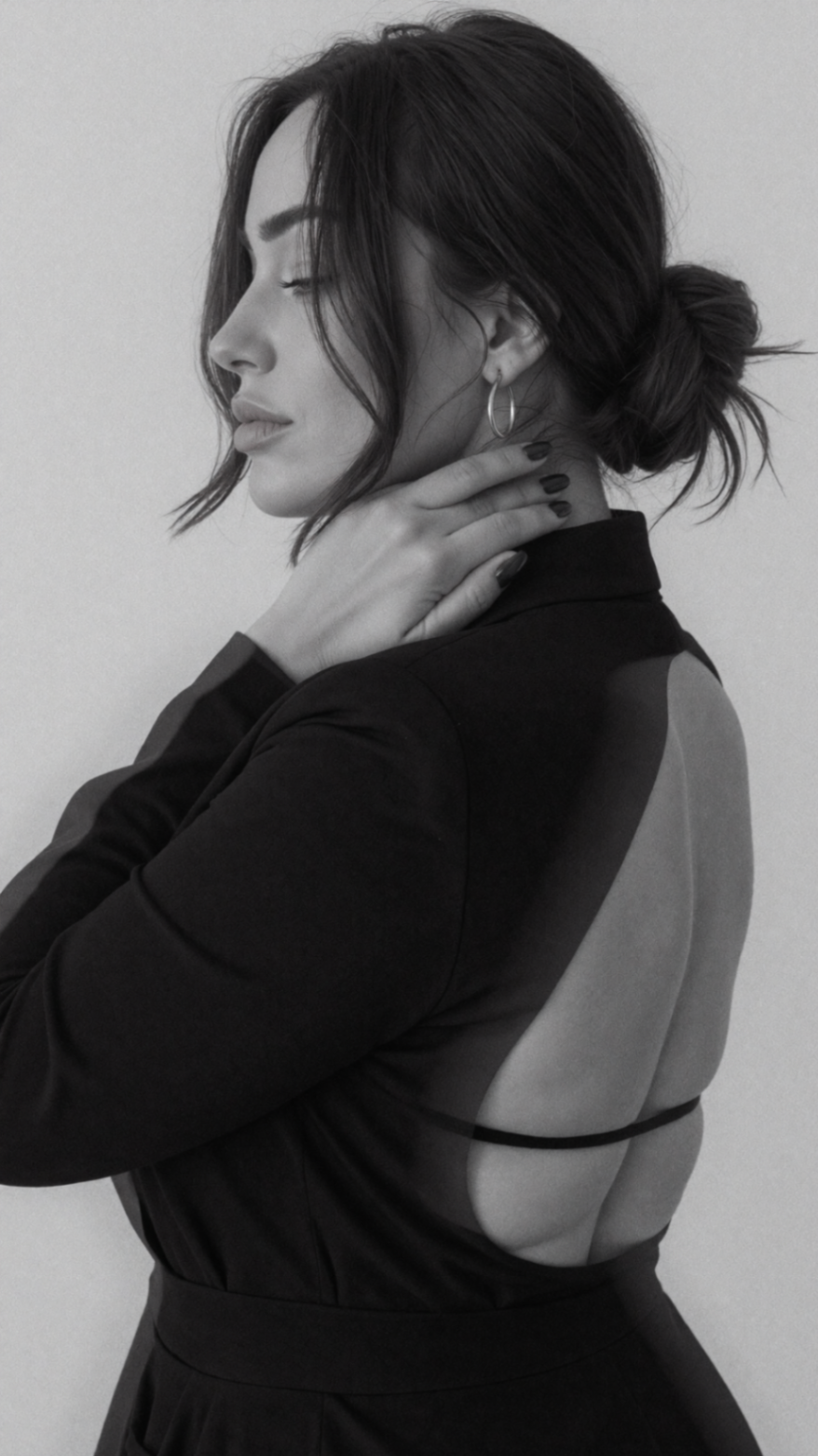 Black and white brand shoot frame 6